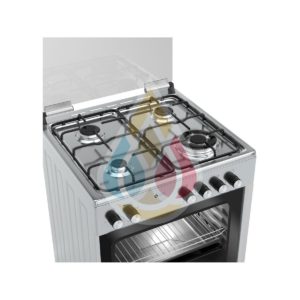 Thermogatz TGS3520IX TURBO Κουζίνα Inox μικτή ηλεκτρικός φούρνος & 4 εστίες αερίου - Image 2