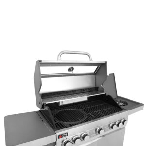 Thermogatz LPG BBQ GS GRILL VIEW 5+1+1 ΙΝΟΧ - 21kW - Image 6