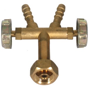 Y-shaped Distributor with 2 Valves