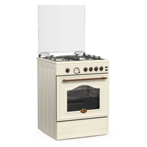 Kouzina Aeriou Gas Cooker TGS 4111 Rustic Beige Thermogatz 2